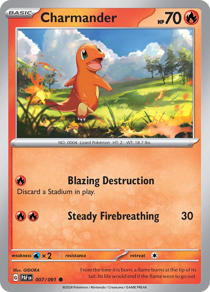 Charmander #7 Pokemon Paldean Fates