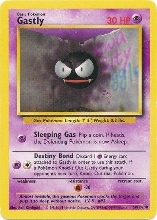 Gastly #50 Pokemon Base Set