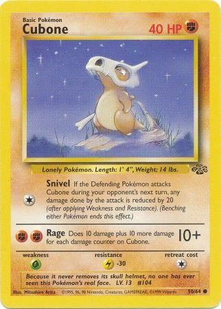 Cubone #50 Pokemon Jungle