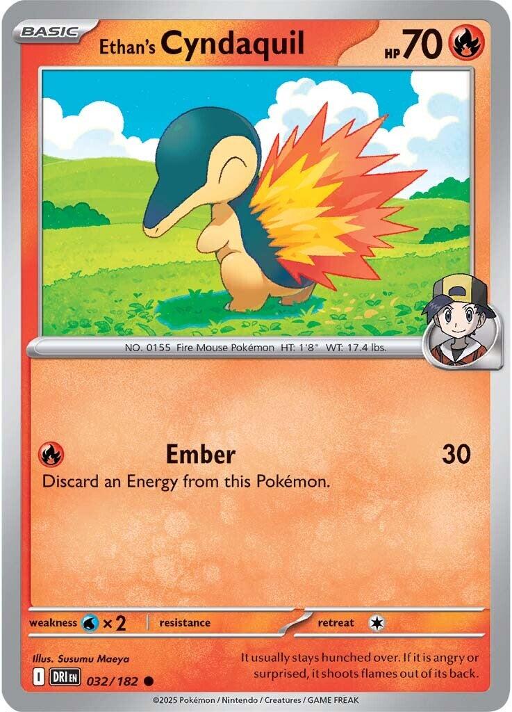 Ethan's Cyndaquil #32 Pokemon Destined Rivals