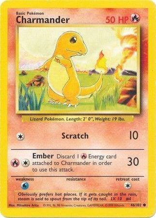 Charmander #46 Pokemon Base Set