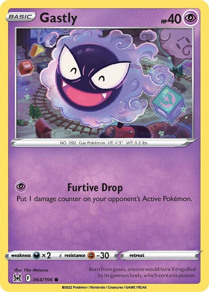 Gastly #64 Pokemon Lost Origin