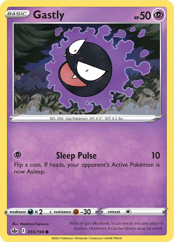 Gastly #55 Pokemon Chilling Reign