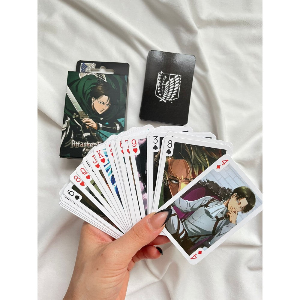 Attack On Titan İskambil Poker Kartı