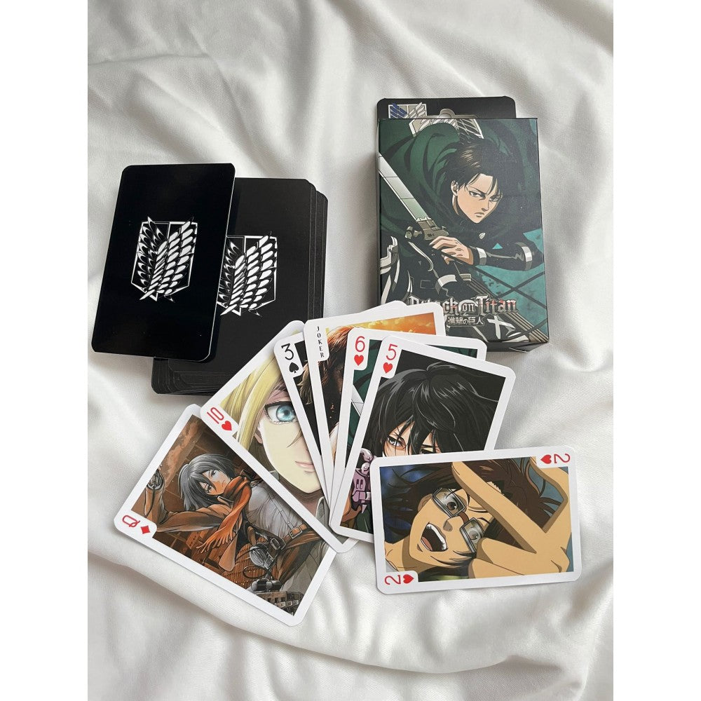 Attack On Titan İskambil Poker Kartı