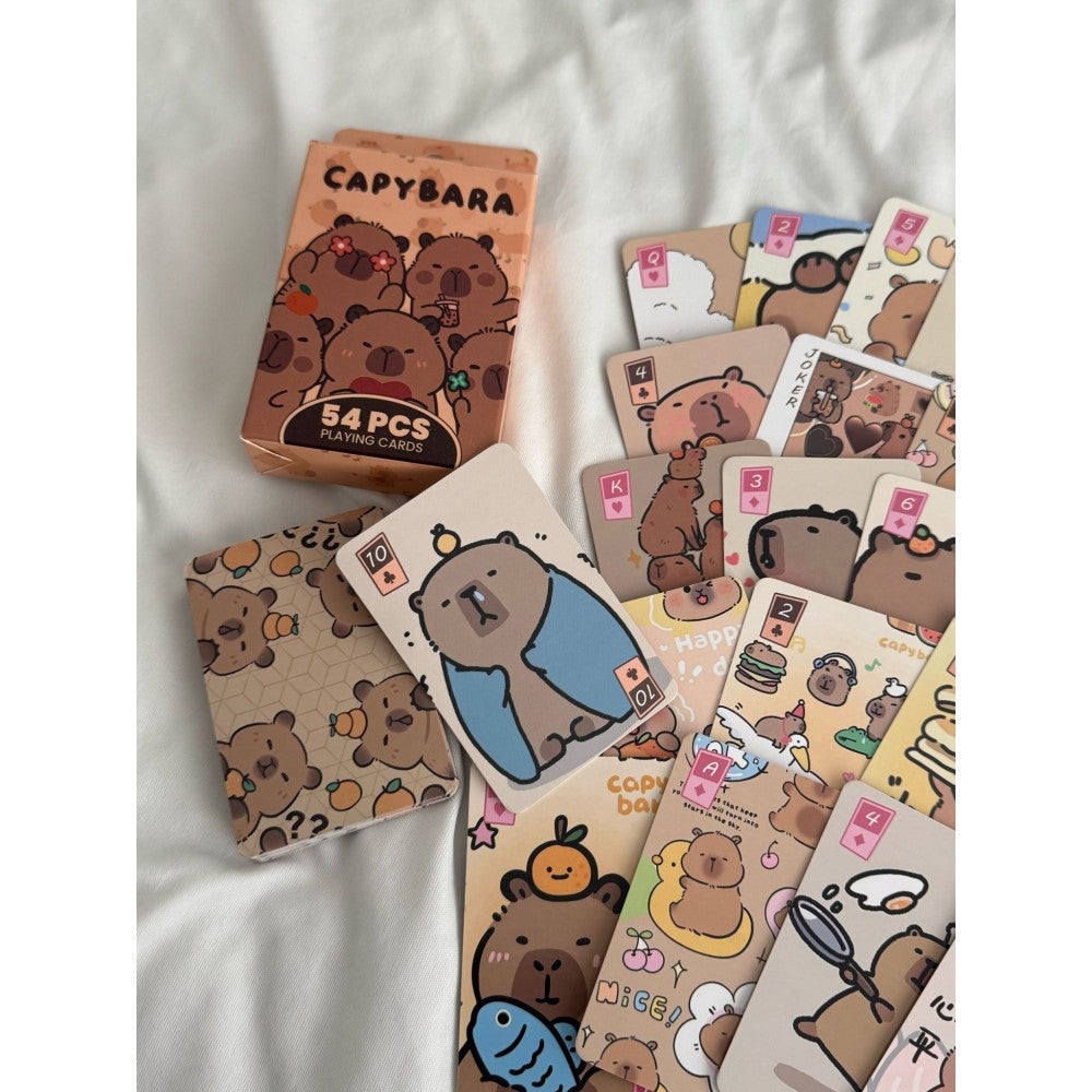 Capybara İskambil Poker Kartı