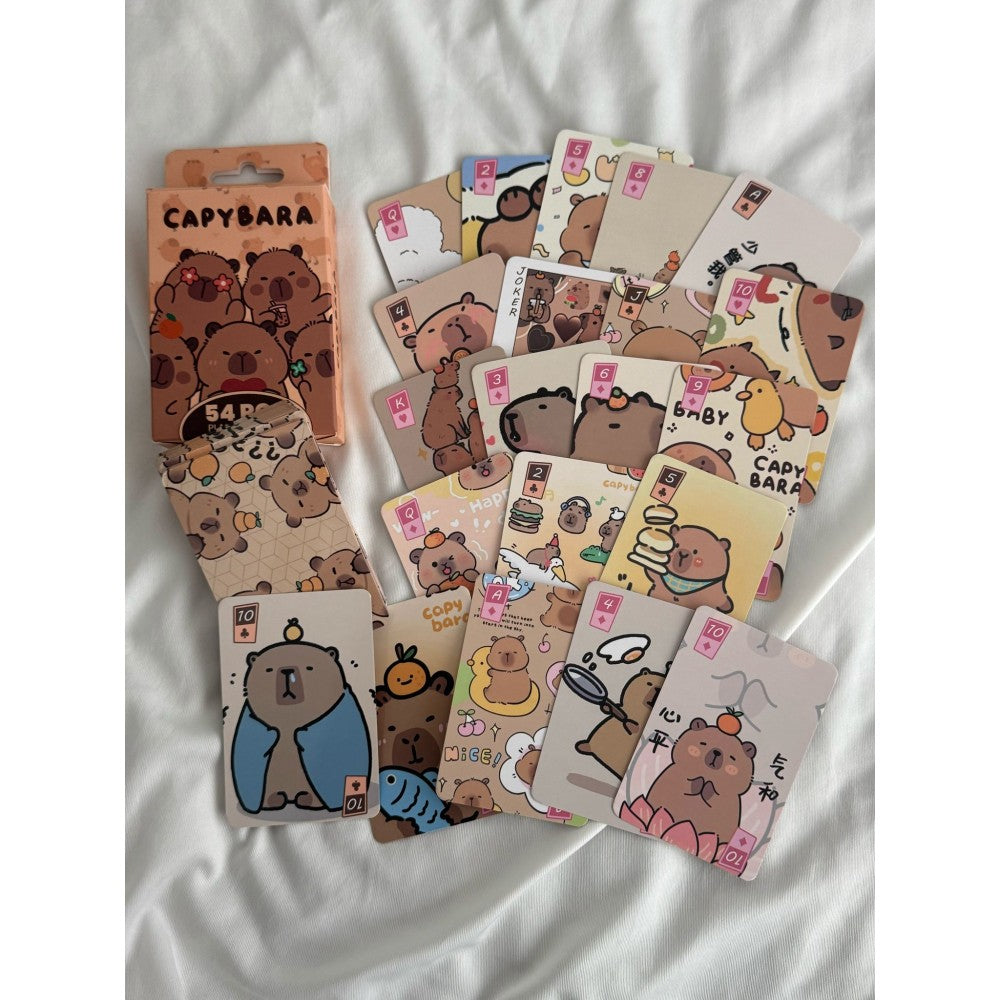 Capybara İskambil Poker Kartı
