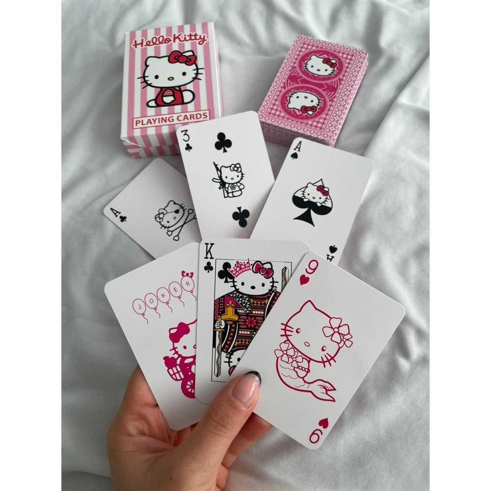 Hello Kitty İskambil Poker Kartı