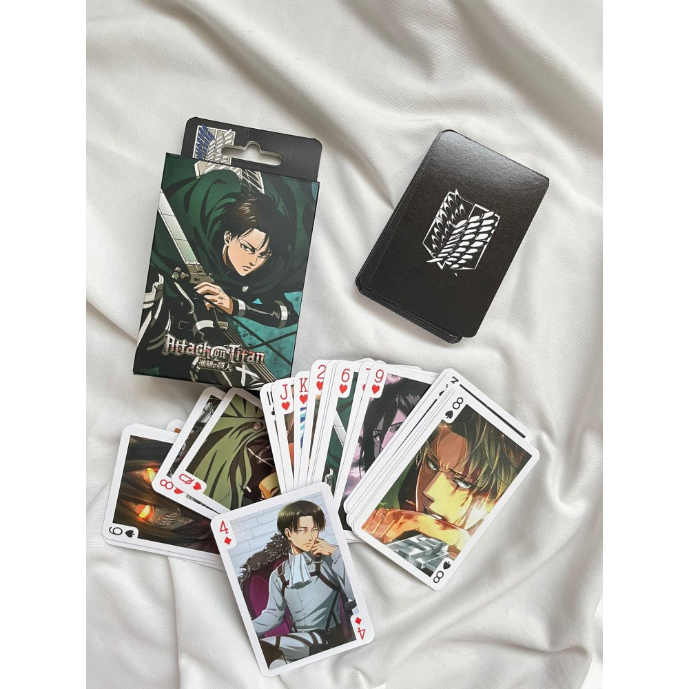 Attack On Titan İskambil Poker Kartı