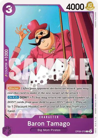 Baron Tamago One Piece • C • OP08-070 Two Legends