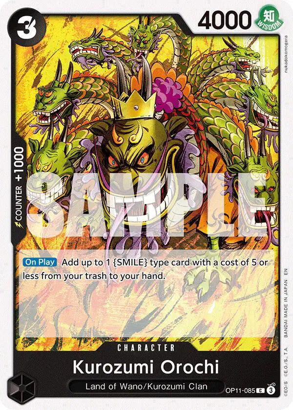 Kurozumi Orochi A Fist of Divine Speed  C • OP11-085