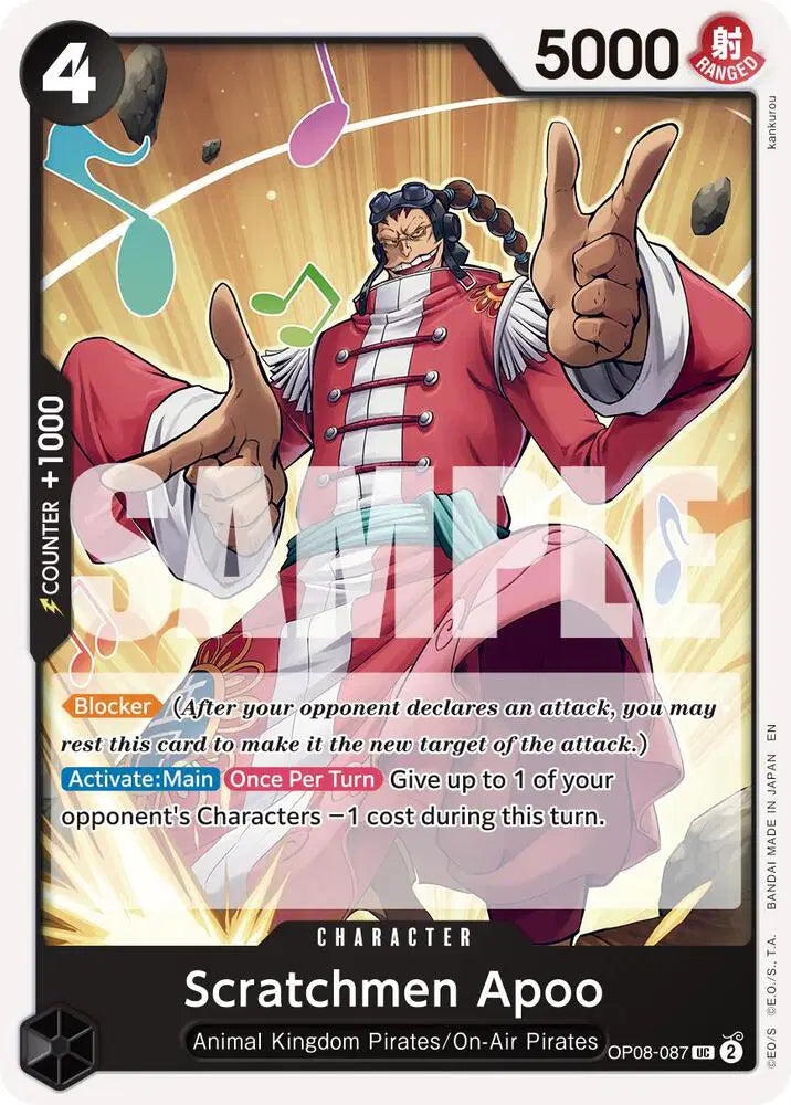 Scratchmen Apoo - OP08-087 (Reprint) Premium Booster -The Best- Vol. 2  UC • OP08-087